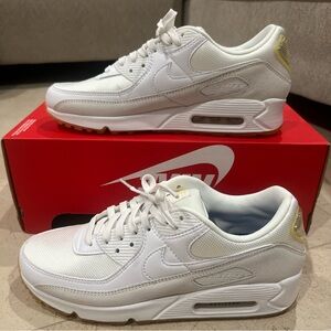 Nike Air Max 90 SE Shoes White Gum "Frank Rudy" DV1734-100 Men's Size 10